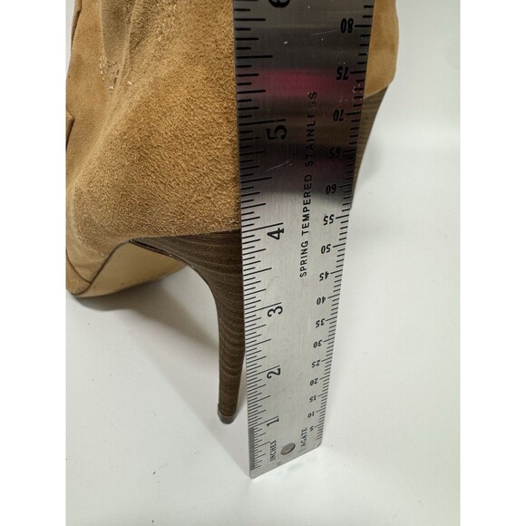 EXPRESS  Ankle Bootie Womens Size 10 Brown Stiletto Heel Suede Western - Picture 10 of 11